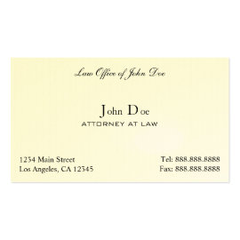 Attorney Clean - Law Office Business Card Template