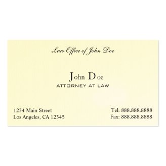 Attorney Clean - Law Office Business Card Template