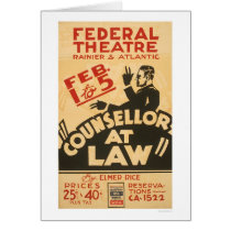 Attorney Drama 1938 WPA cards