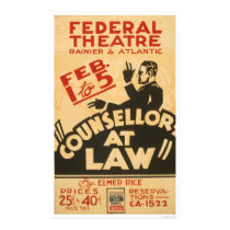 Attorney Drama 1938 WPA posters by lc_wpa Attorney Drama 1938 WPA posters