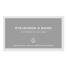 Attorney Elegant Business Card