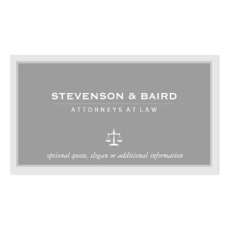 Attorney Elegant Business Card
