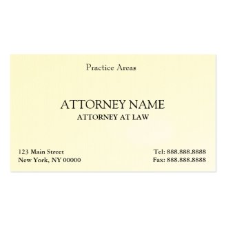 Attorney Elegant Clean Business Card Templates