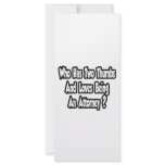 Attorney Joke...Two Thumbs Custom Rack Card