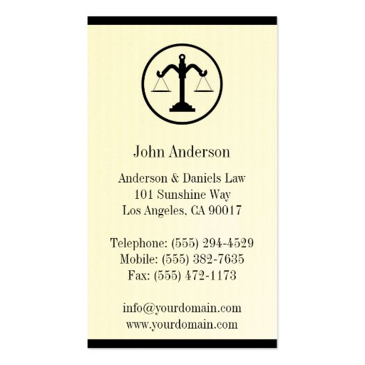 Attorney Lawyer Airplane Airline Aviation Law Firm Business Cards (back side)