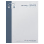 Attorney / Lawyer - Blue letterhead