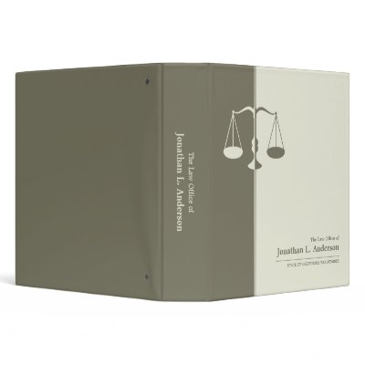 Attorney / Lawyer business binder by BluePlanet