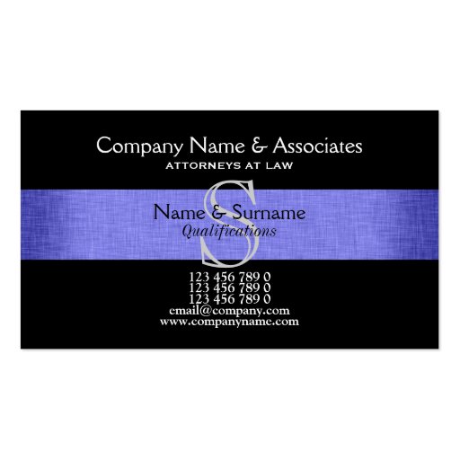 Lawyer Business Cards Templates