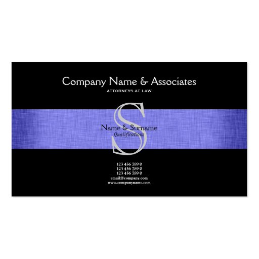 Lawyer Business Cards Templates