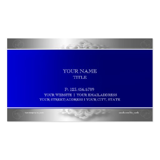 Attorney/Lawyer/Law Firm Business Card (back side)