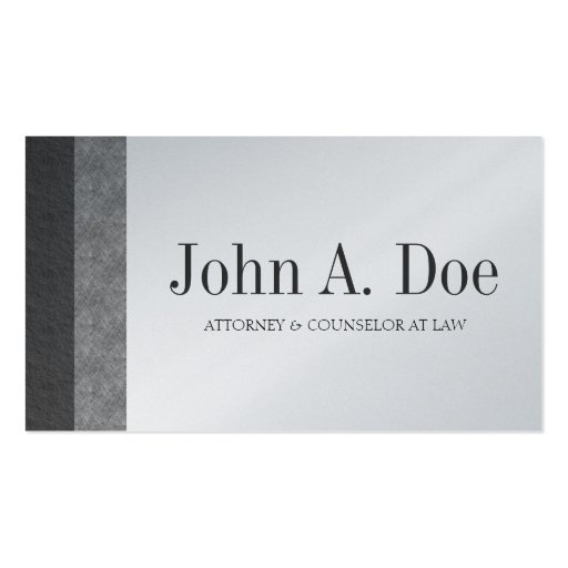 Attorney Lawyer Law Firm Marble & Slate Borders Business Card Template