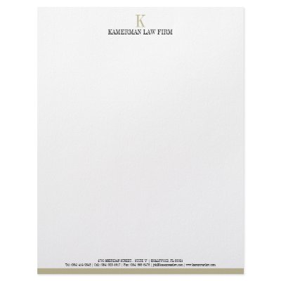 Attorney Letterhead by colourfuldesigns