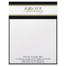 Attorney Letterhead Gold Script MatchBusinessCard