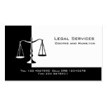 Attorney Scales of Justice Business Card Templates