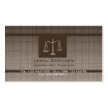 Attorney Scales of Justice Business Cards