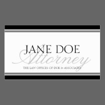 Attorney Silver Script - Available Letterhead - business cards