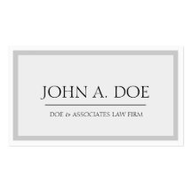 Attorney Silver/White - Available Letterhead - Business Cards