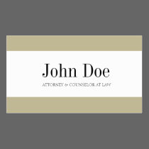 Attorney Tan Stripes - Available Letterhead - business cards