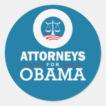 Attorneys for Obama Sticker