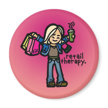 attracted to shopping. magnets
