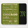 Attractions and Famous Places of Chicago, illinois Mousepad