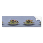 Attractive 20th century coffee cup and saucer bumper stickers