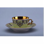 Attractive 20th century coffee cup and saucer cut outs