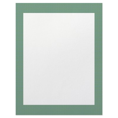 Attractive blue twinkling stars on rough green sur customized letterhead by royalmilan