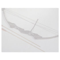 Attractive bow and arrow used in competition letterhead design