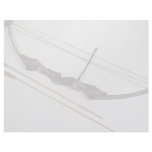 Attractive bow and arrow used in competition letterhead