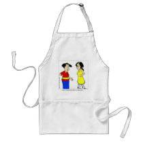 Attractive Calves? Funny Cartoon Tees & Gifts aprons