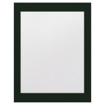 Attractive dull green flowers with leafy petals on custom letterhead
