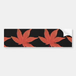 Attractive Japanese maple leaf Bumper Stickers