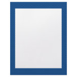 Attractive light blue flowers with two leafs on ro letterhead