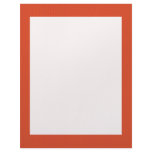 Attractive pink damask pattern on orange surface customized letterhead