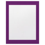 Attractive red damask pattern on purple surface customized letterhead