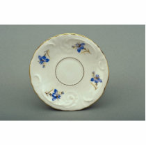 Attractive saucer plate with flower design cut outs