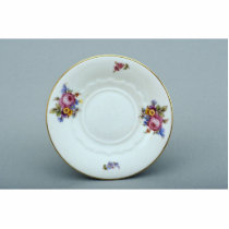 Attractive saucer plate with flowers design acrylic cut out