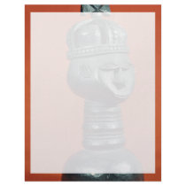 Attractive sculpture of Queen Victoria Custom Letterhead