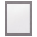 Attractive tiny light grey leafy plant on retro gr personalized letterhead