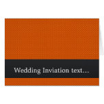 Attractive tiny light orange flowers on orange bac cards