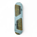 Attractive wooden chess board skateboard