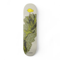 attweetude skate board deck