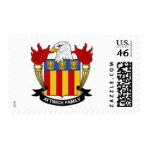 Attwick Family Crest stamps