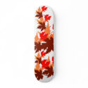 Atumn Colored Leaves Skateboard by LotacatsSkates Atumn Colored Leaves Skateboard