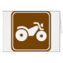 ATV Highway Sign Greeting Card