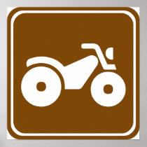 ATV Highway Sign Posters