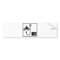 ATV Hooked Bumper Sticker