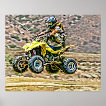 ATV Off Road Running Posters
