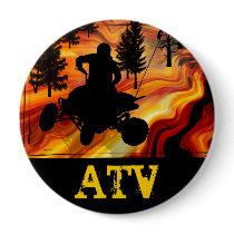 ATV on the Road from Hell Pin